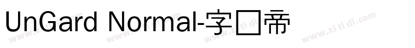 UnGard Normal字体转换